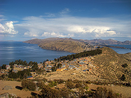 v&yacute;hled na jihov&yacute;chodn&iacute; �&aacute;st Isla del Sol